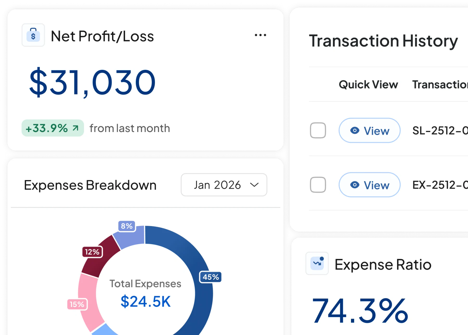 accounting software interface HashMicro