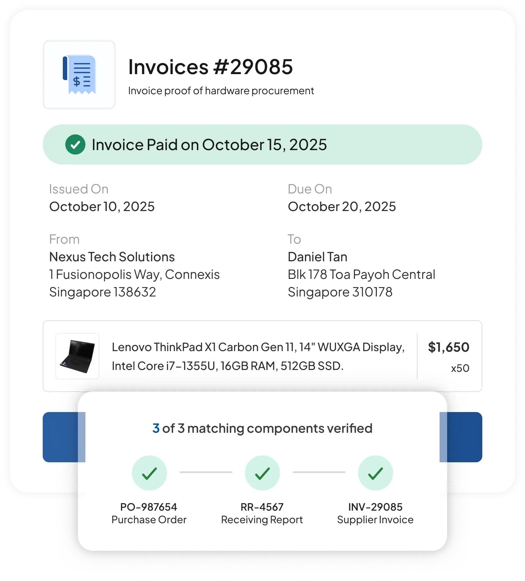 Invoice & Payment feature preview
