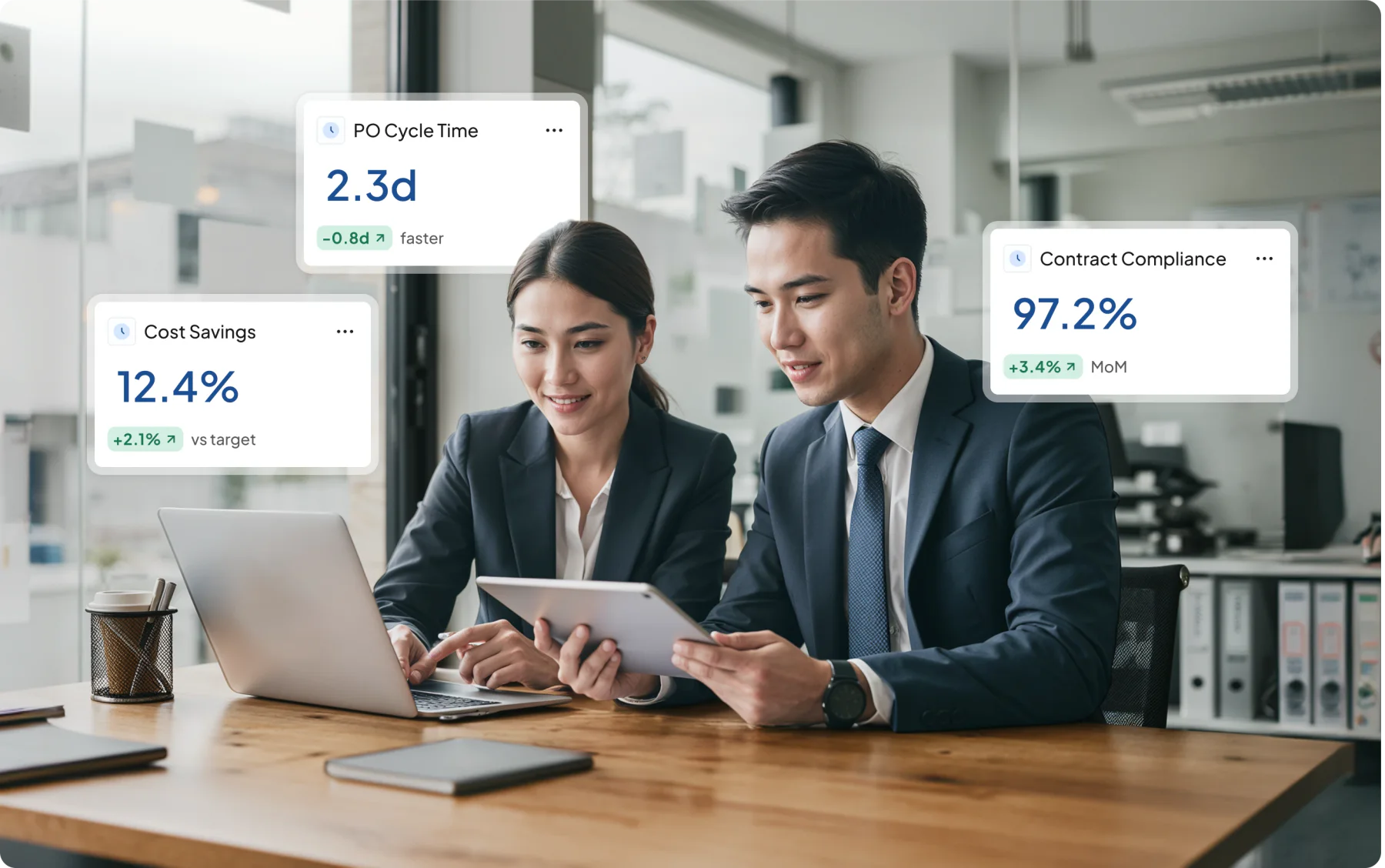 procurement software feature image for Purchasing KPI Tracking