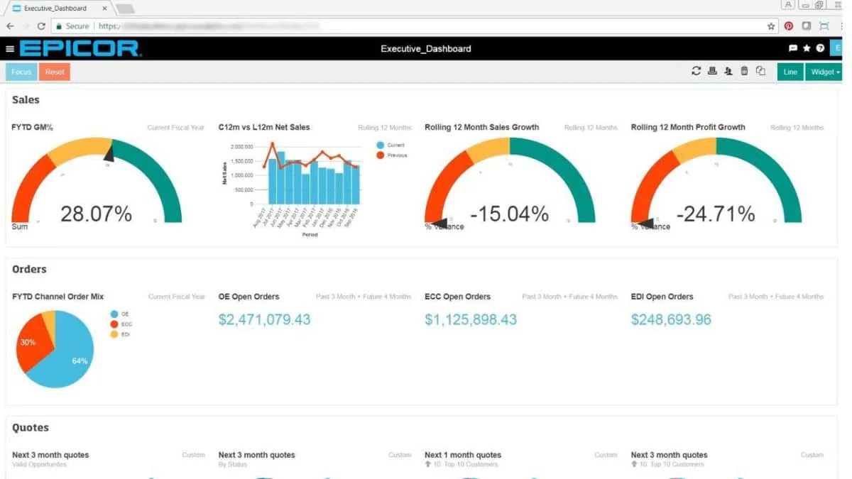 Epicor Business Intelligence tools