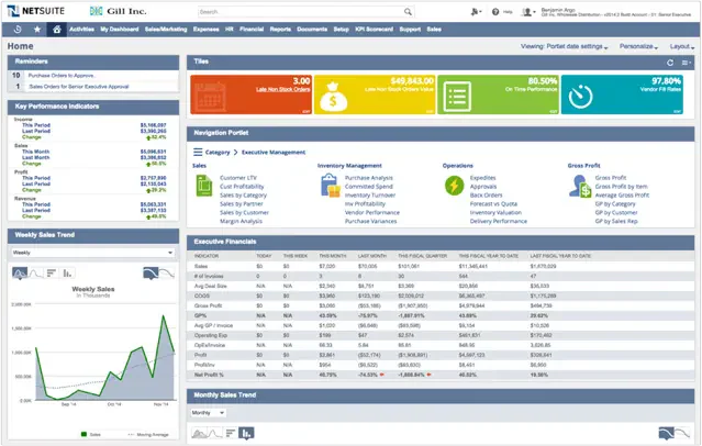 netsuite retail erp