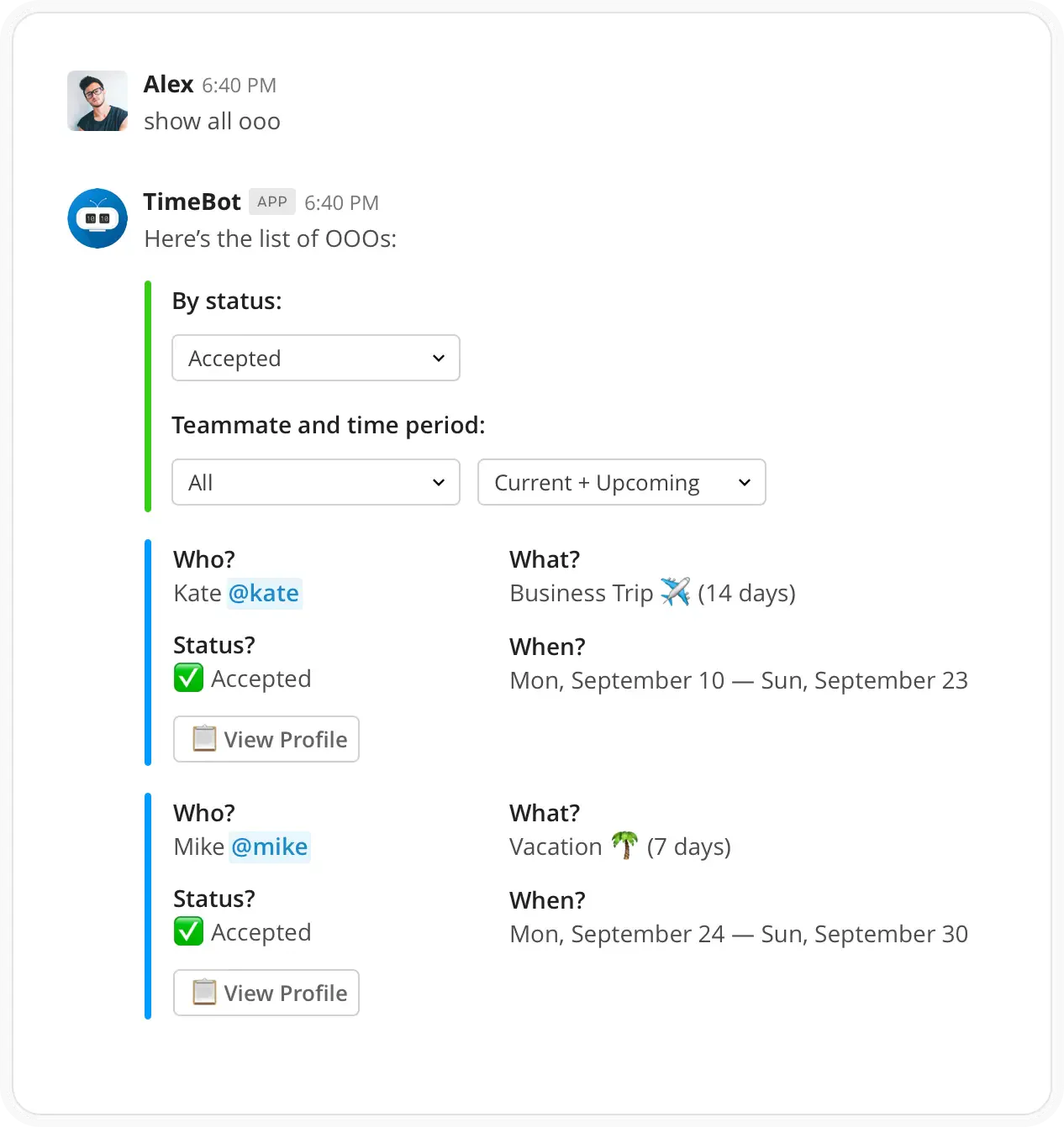 Aplikasi Cuti Karyawan Timebot