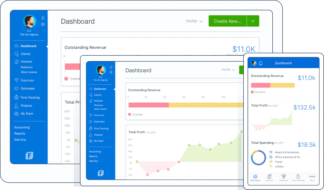 Freshbooks Retail Accounting Software