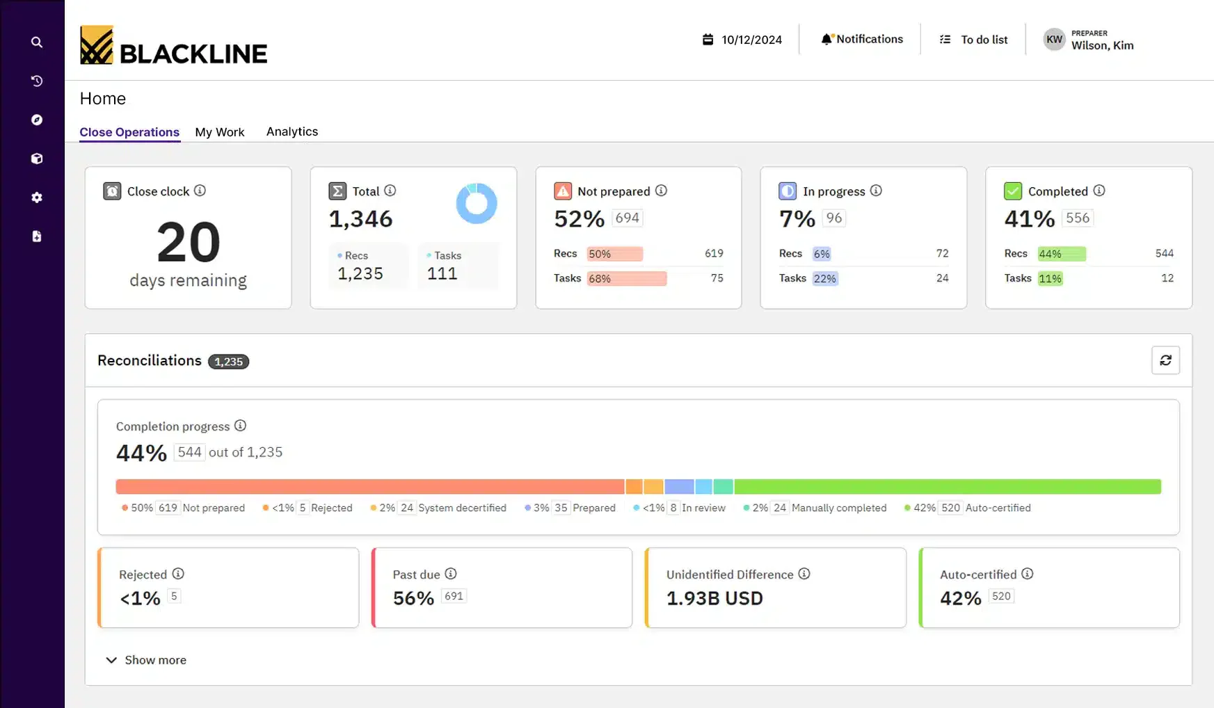 blackline online bank reconciliation software