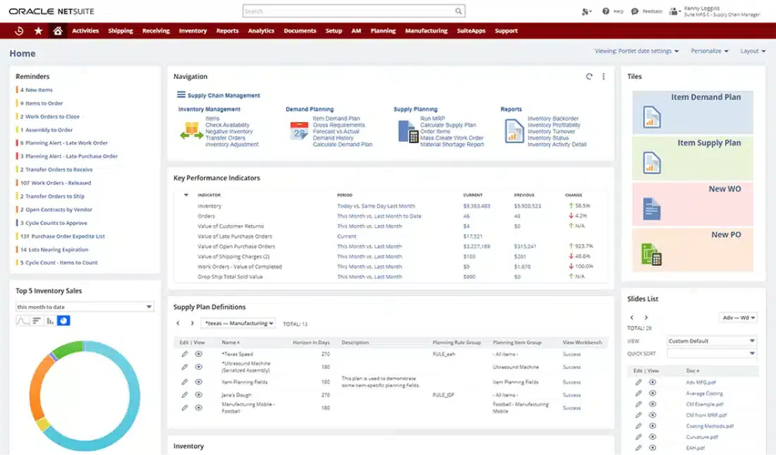 netsuite supply chain ecommerce