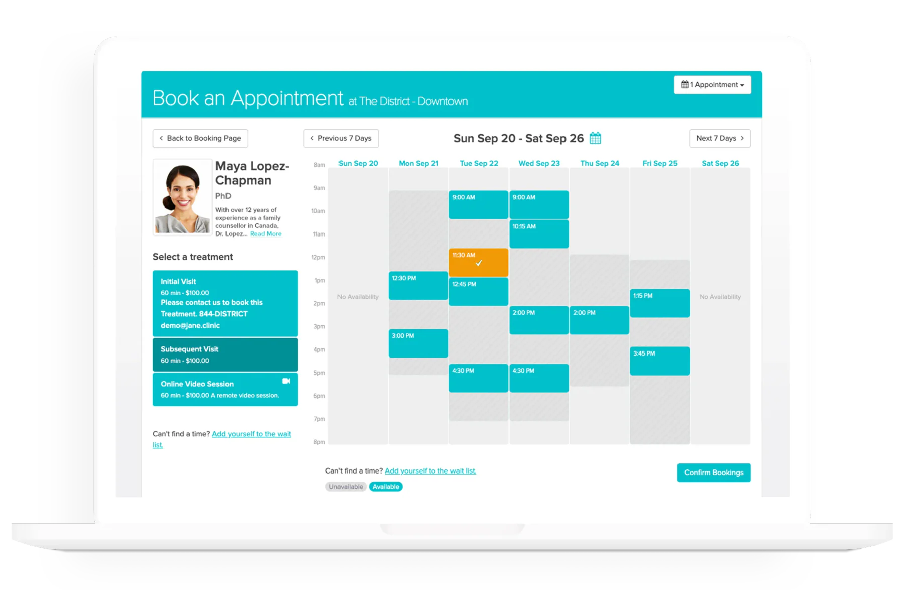 jane app medical practice management software