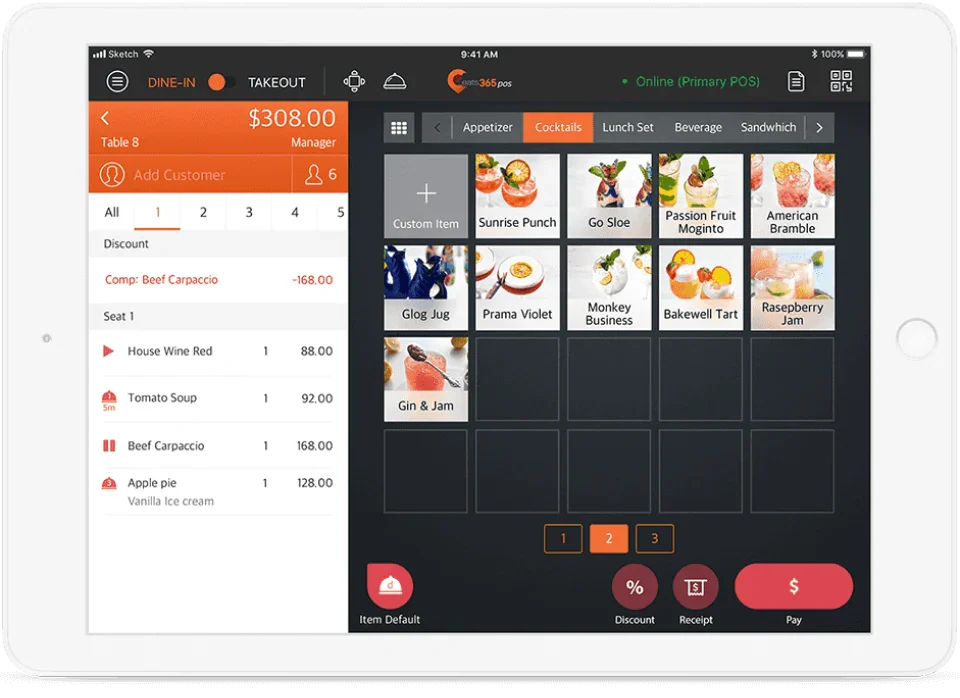 Eats365 POS Software System