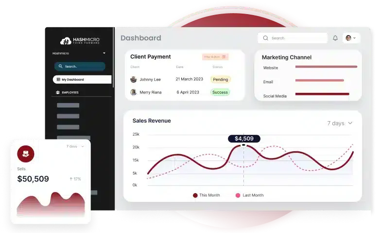 HashMicro client management software