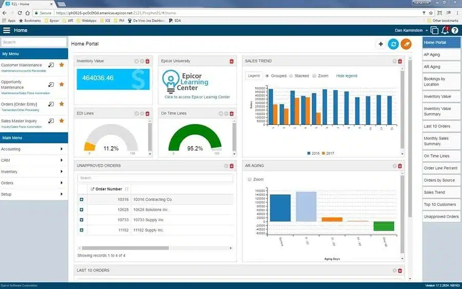 epicor erp tools
