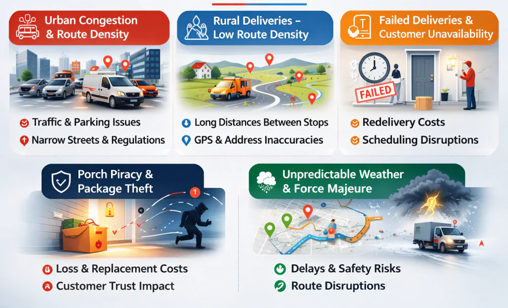 major challenges in last mile delivery