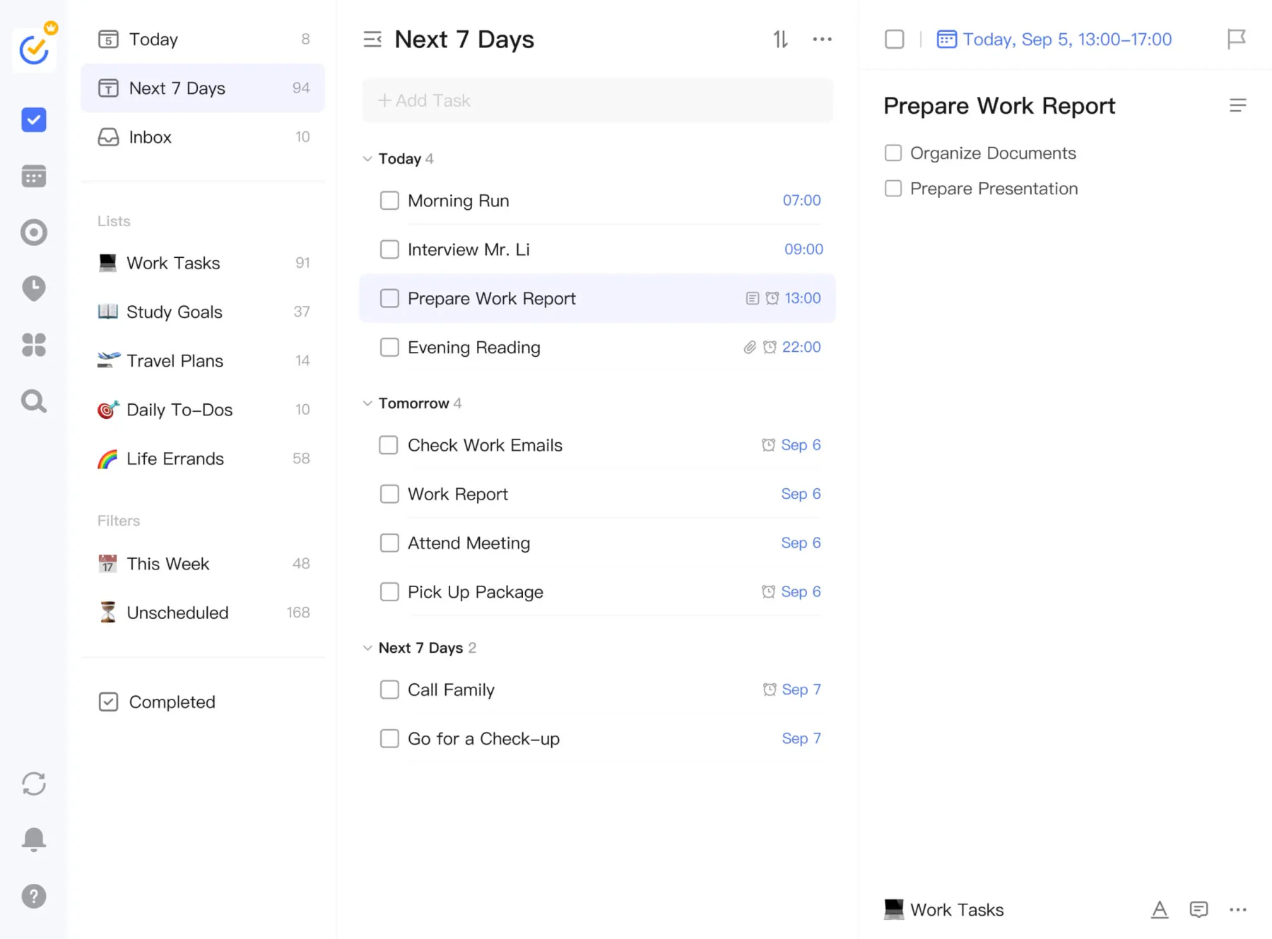 aplikasi buat jadwal kerja ticktick