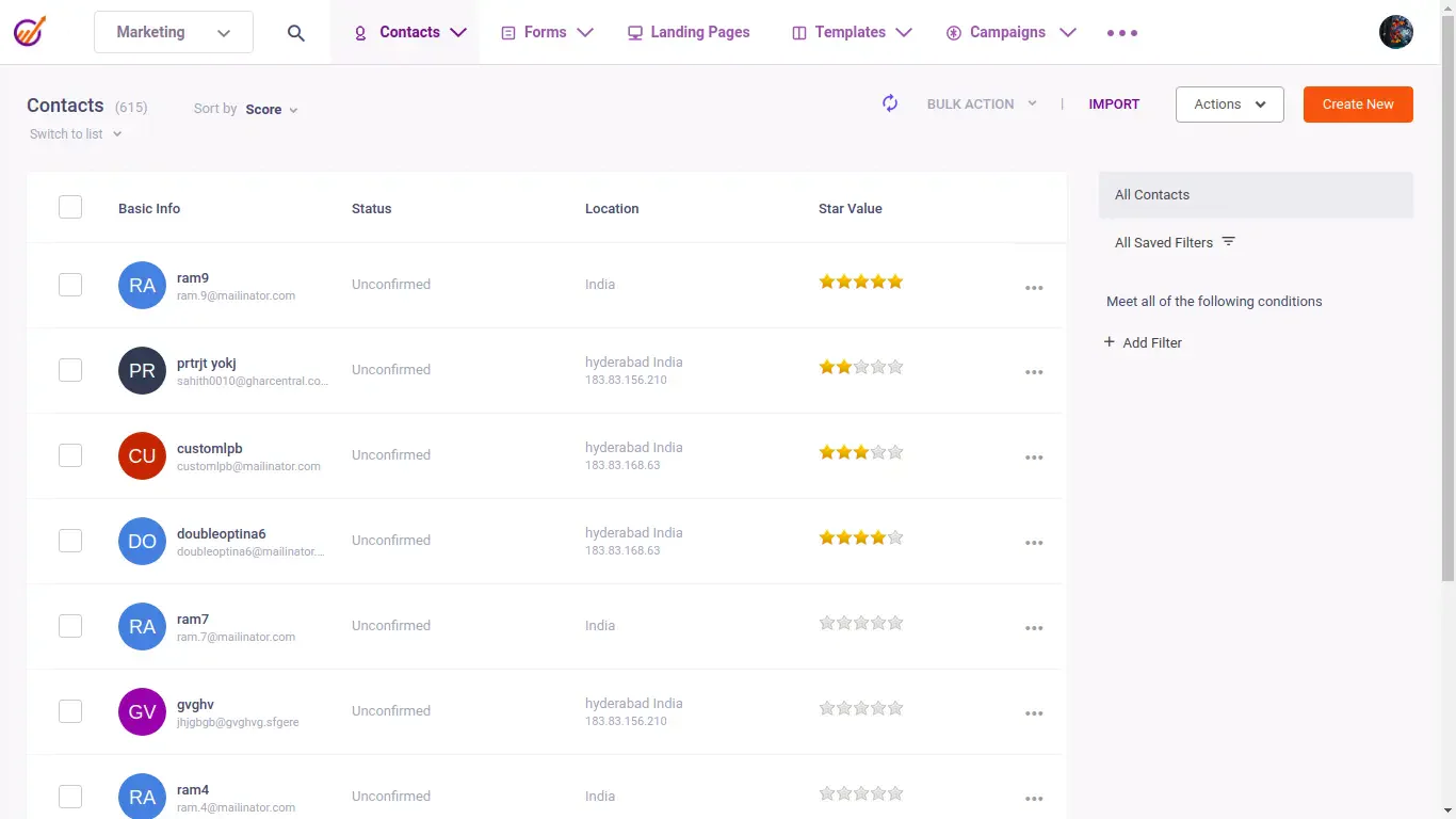 engagebay lead management tools