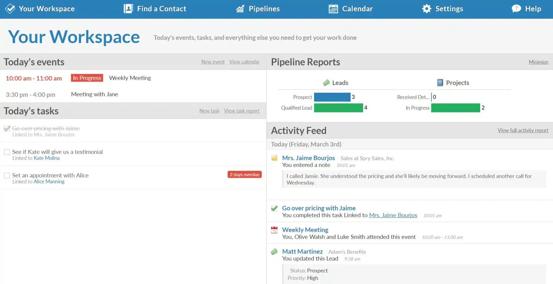 less annoying crm