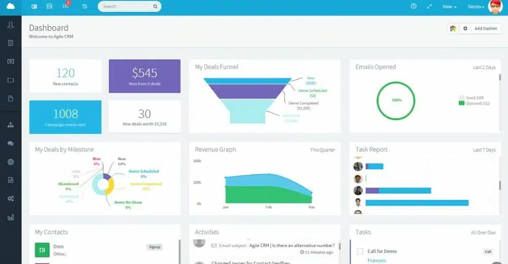agile crm software