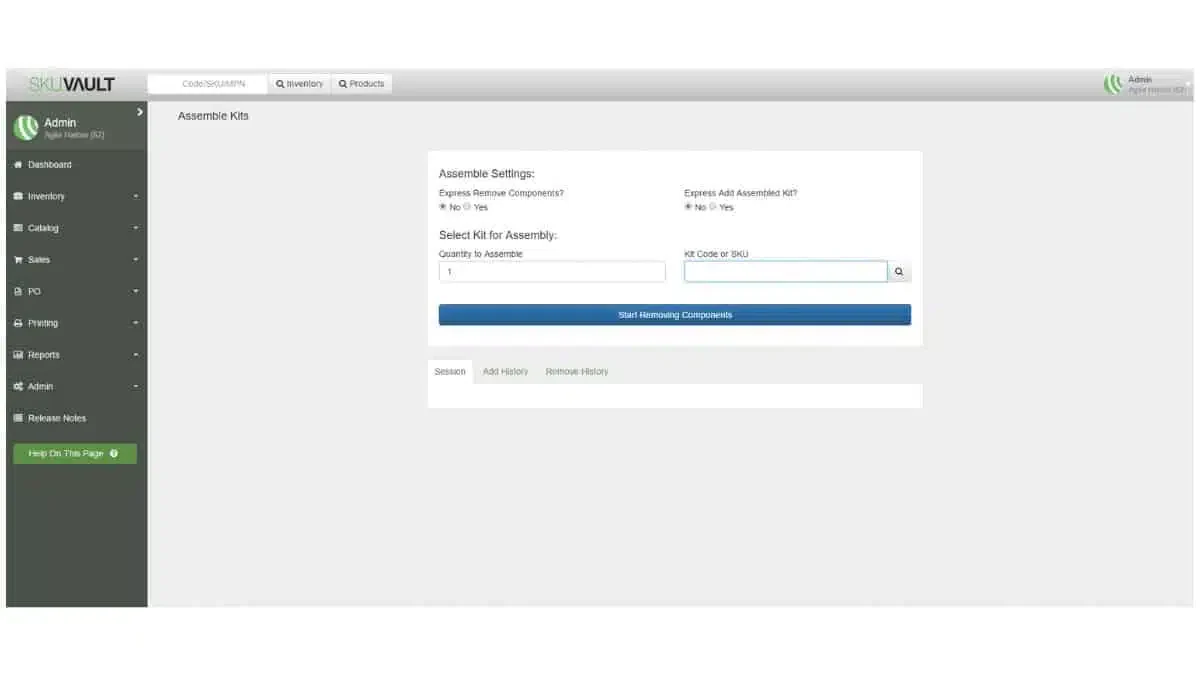 SkuVault e-commerce inventory system