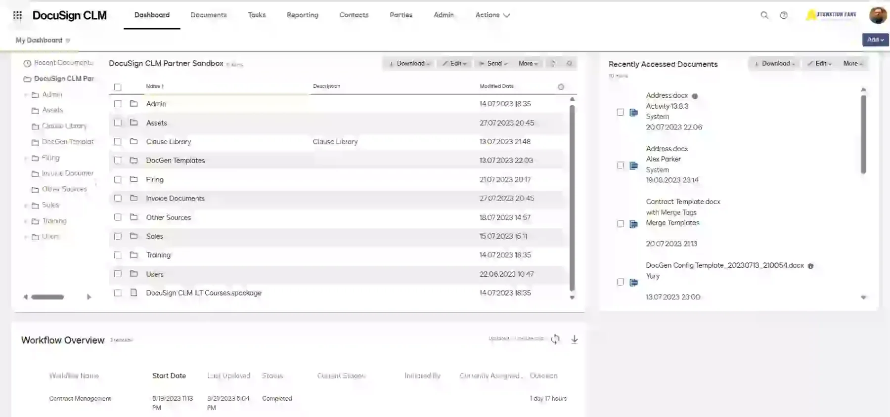 docusign-clm-module