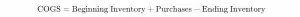 periodic inventory formula