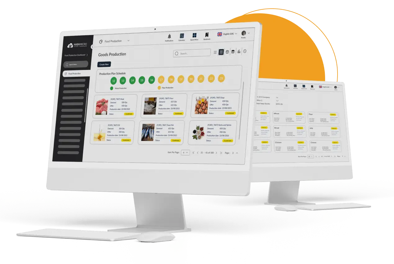 Software pabrik makanan hashmicro