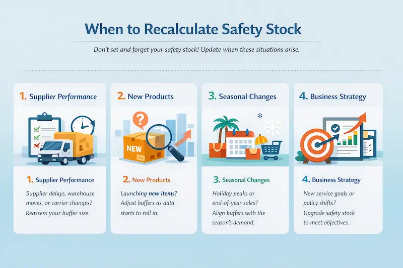 When to Recalculate Safety Stock