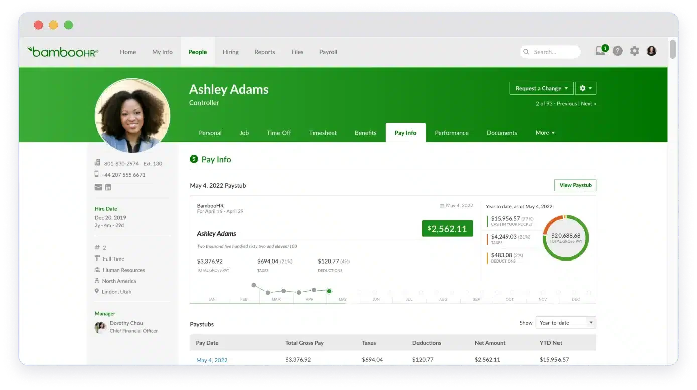 bamboohr applicant tracking system resume