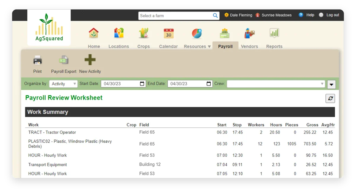 AgSquared crop management software
