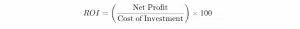 roi formula