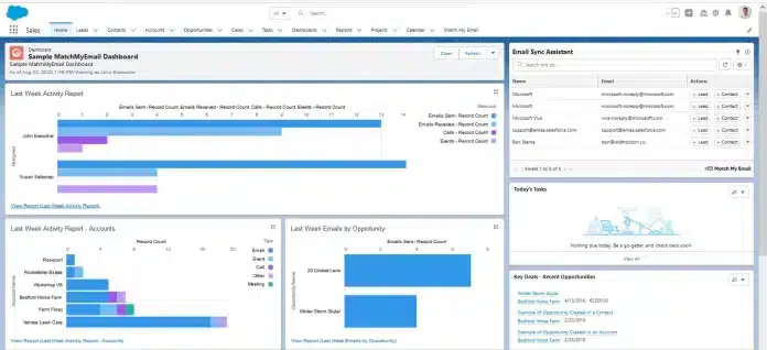 Salesforce client management software