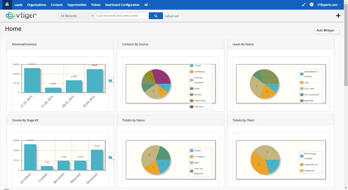 Aplikasi CRM VTiger