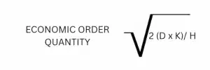 economic order quality model