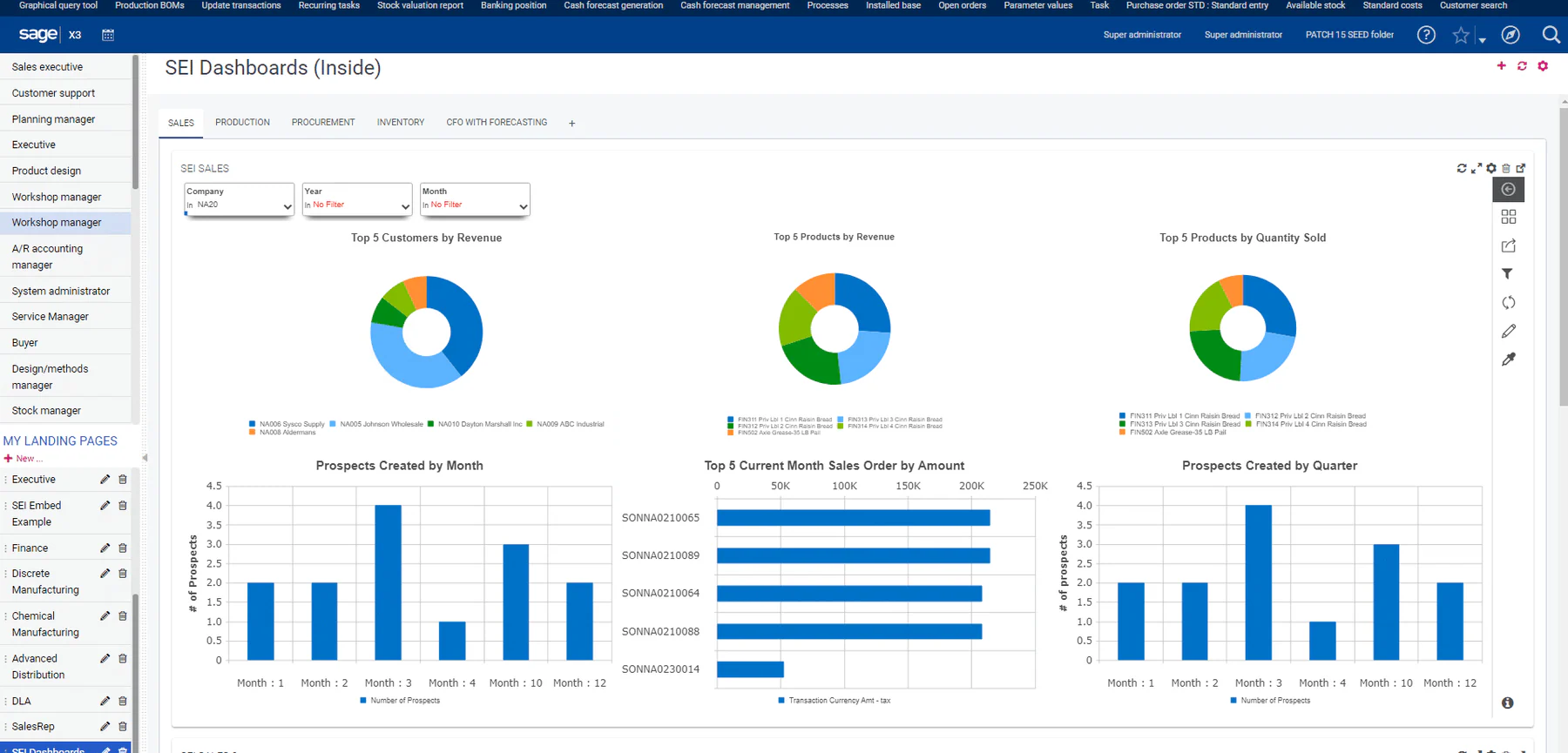 sage x3 b2b erp software