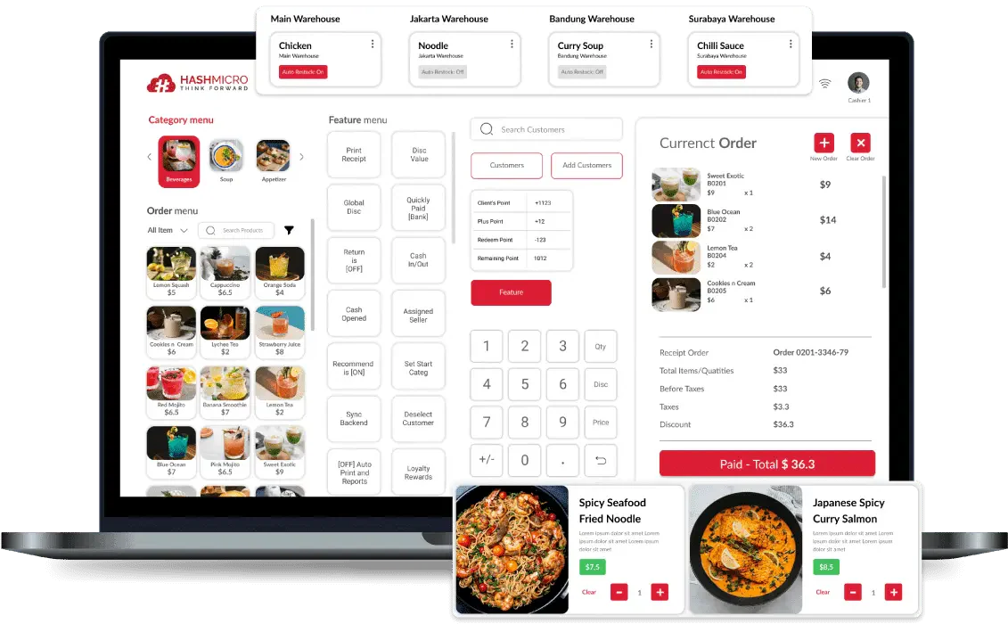 Aplikasi POS Restoran HashMicro