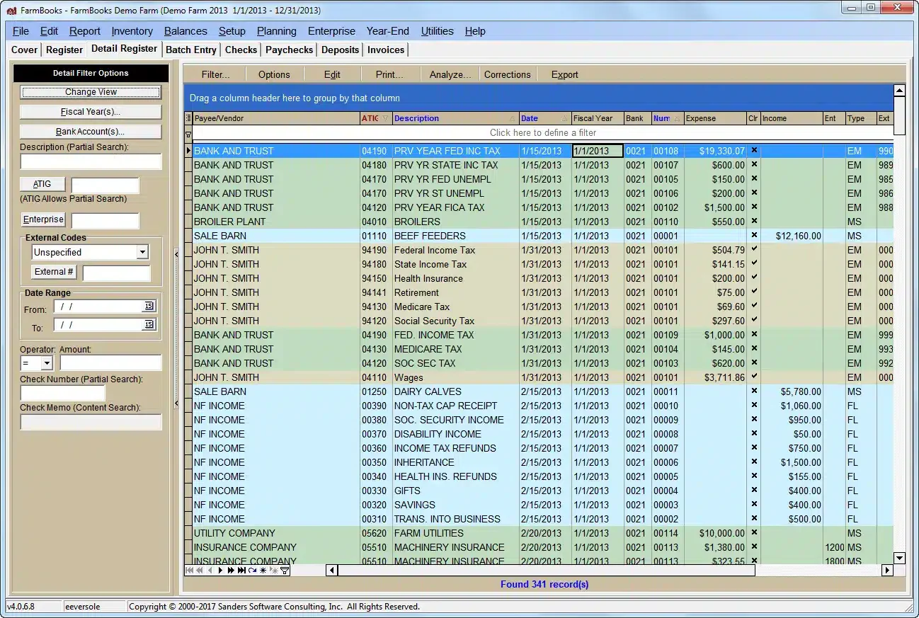 FarmBooks Farm Accounting Software