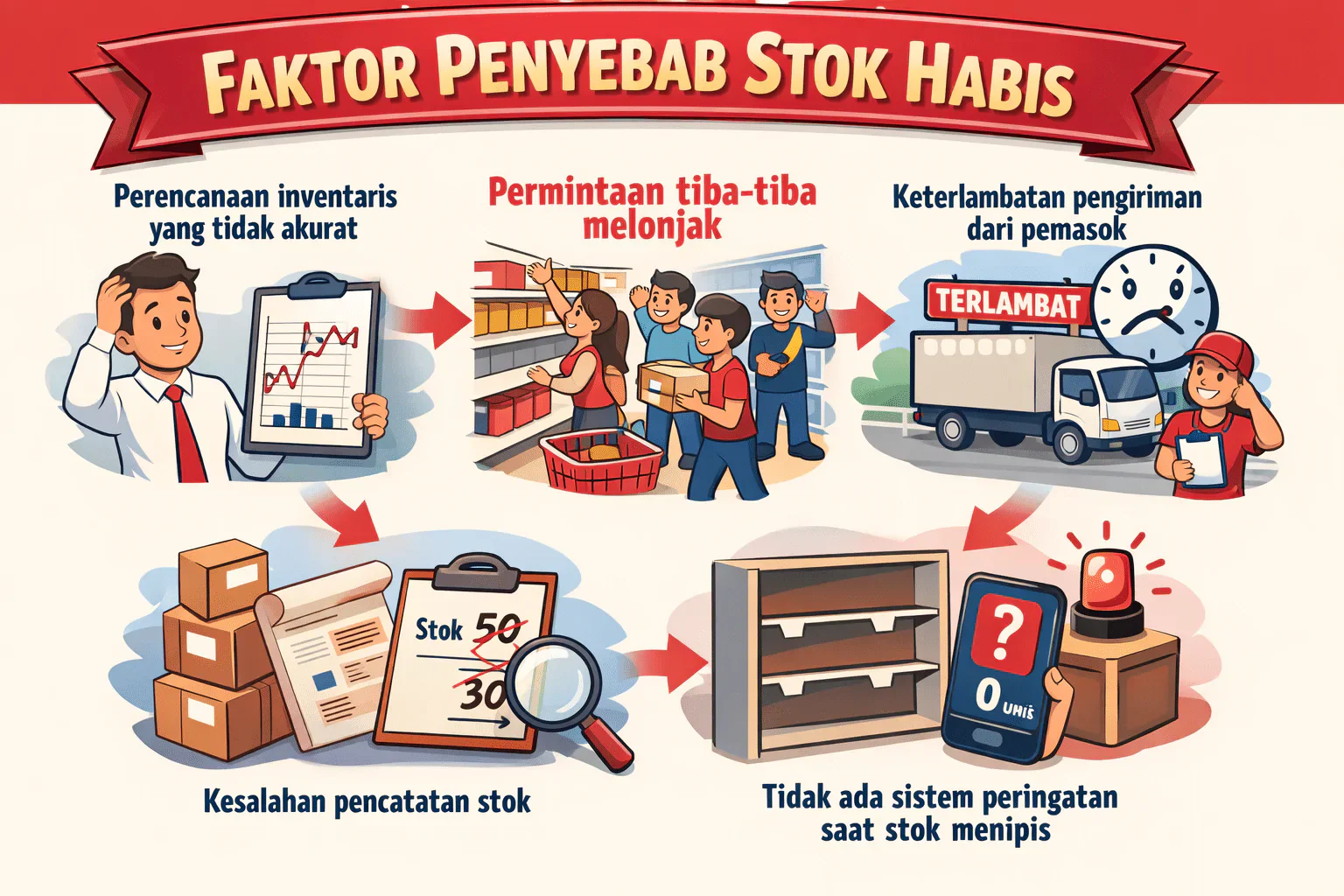 stok habis 