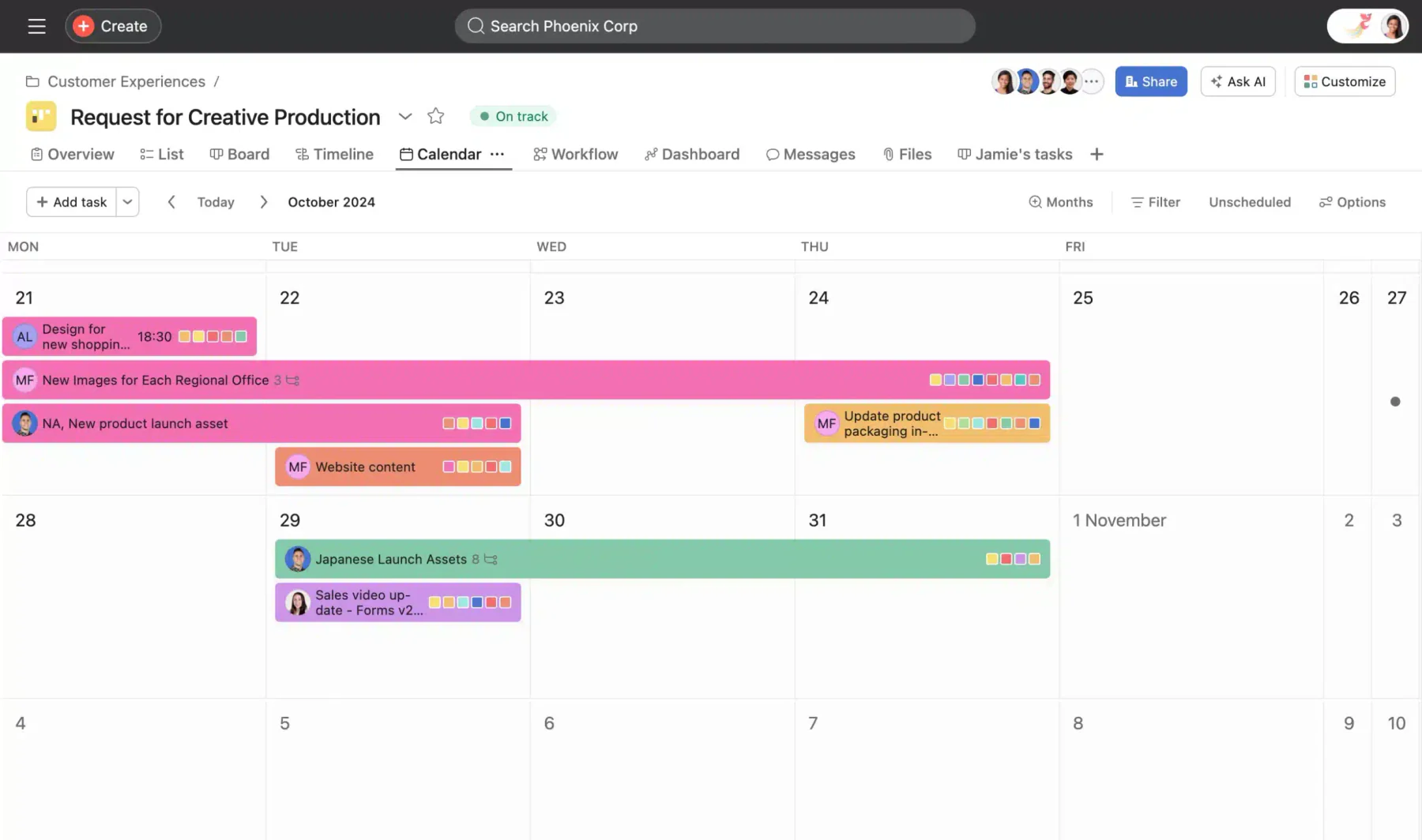 asana jadwal