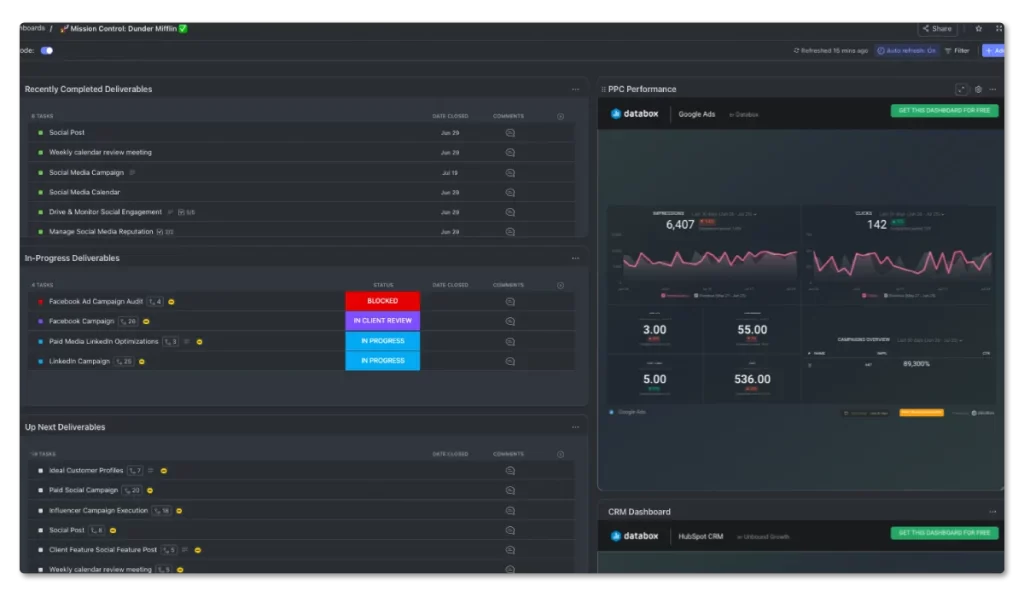 ClickUp logistics scheduling software
