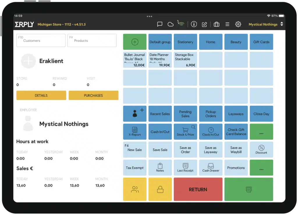 Erply Retail POS Software