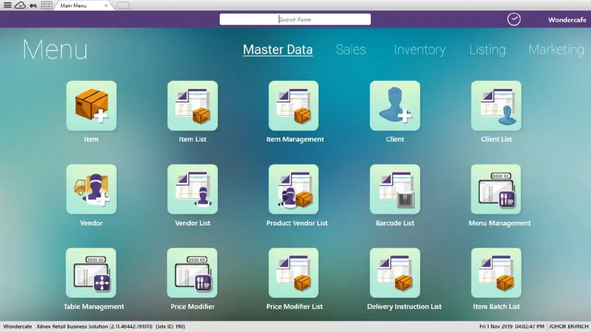Xilnex web-based Restaurant POS system