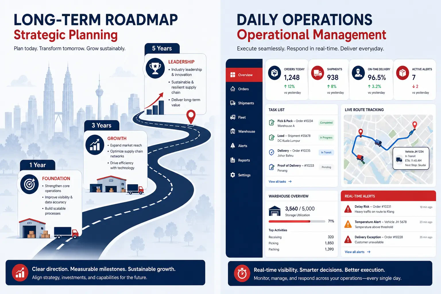 Strategic vs. Operational Resource Allocation