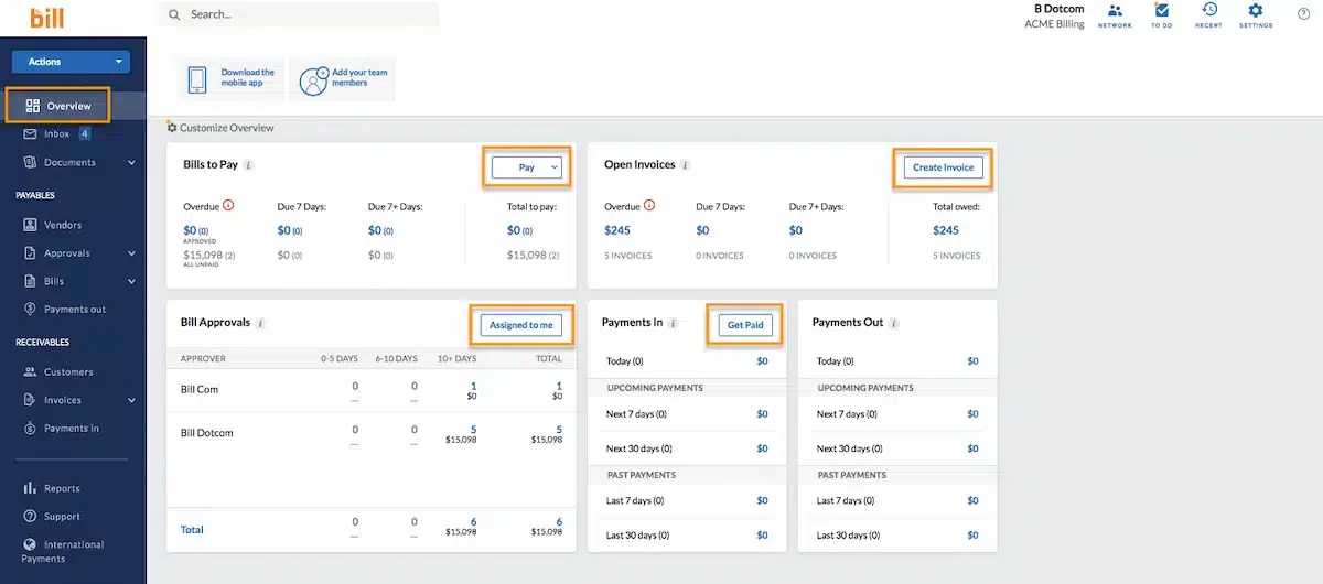 bill invoicing software