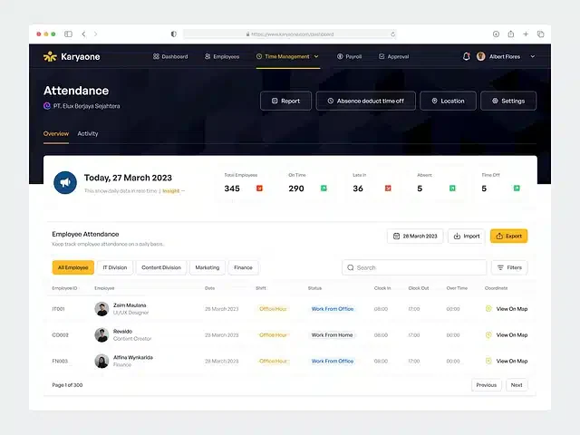 aplikasi untuk hrd karyaone