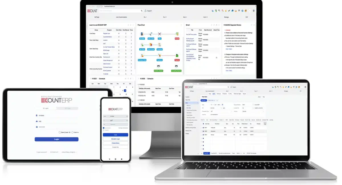 Ecount Property Management System Software