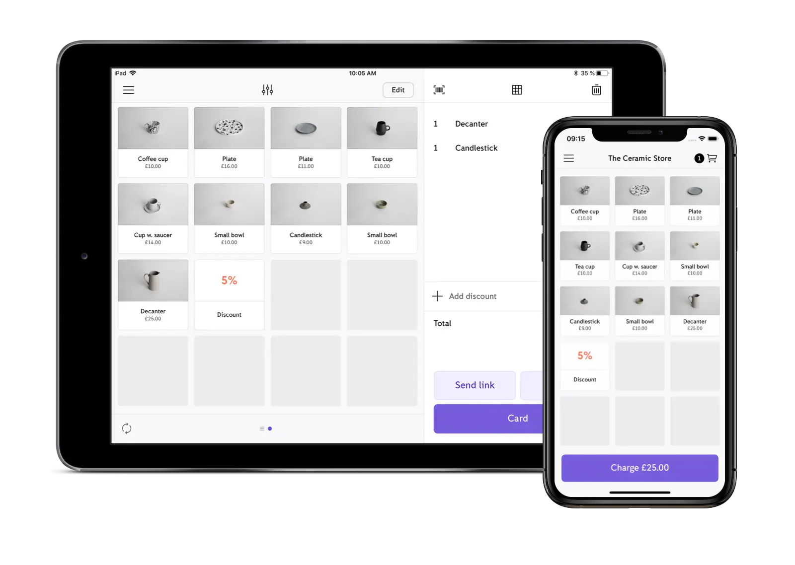 restaurant pos of zettle