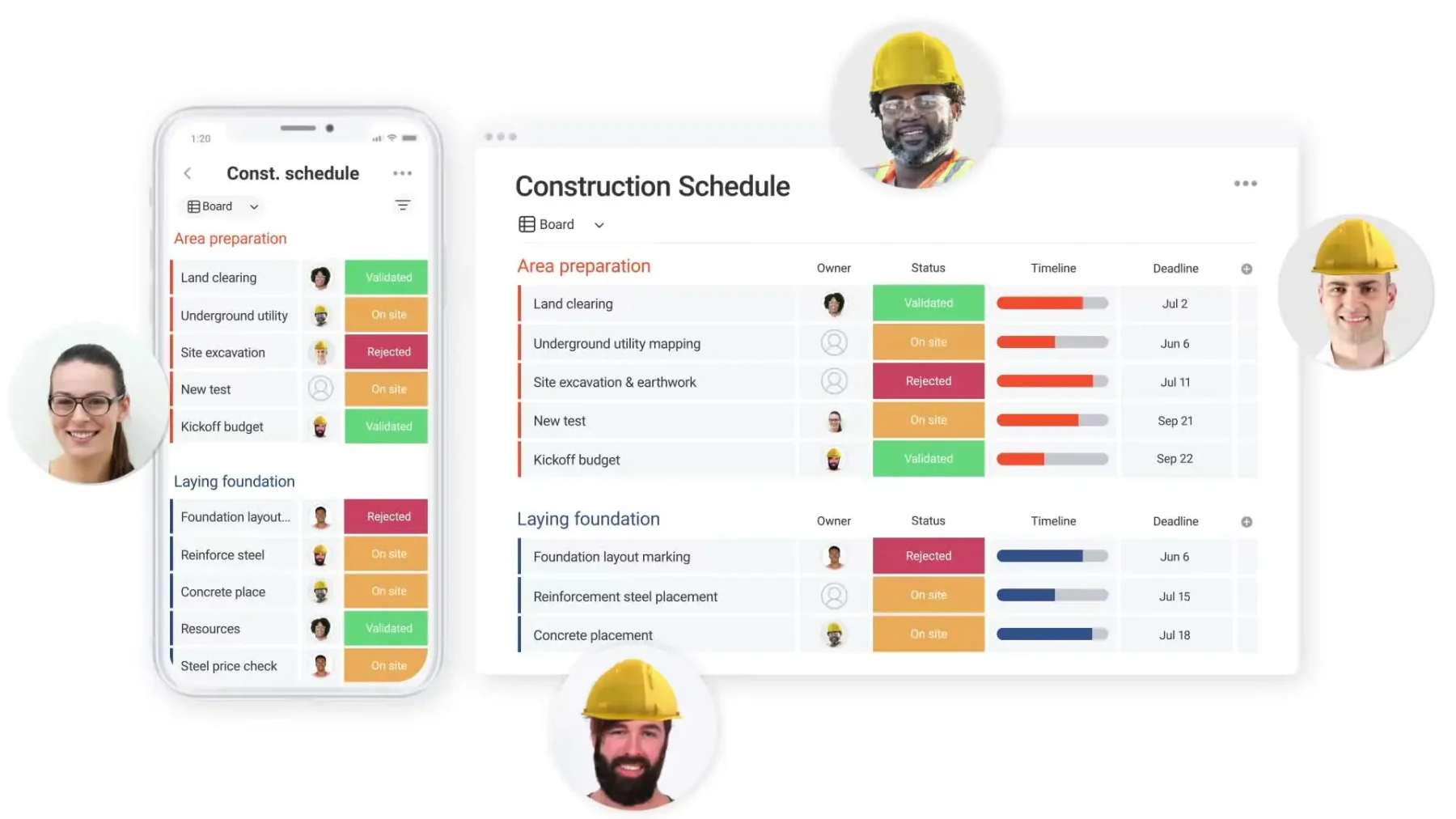 monday.com construction software