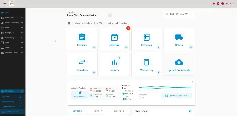 Restaurant Asset Software 