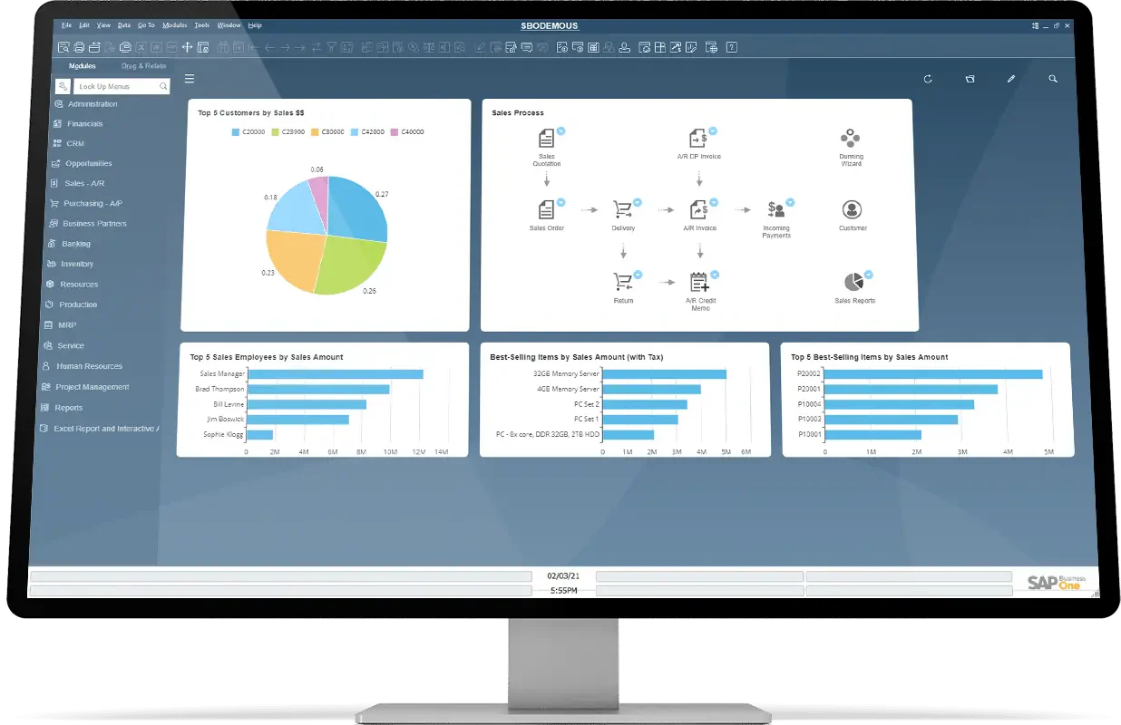 sap wholesale distribution software