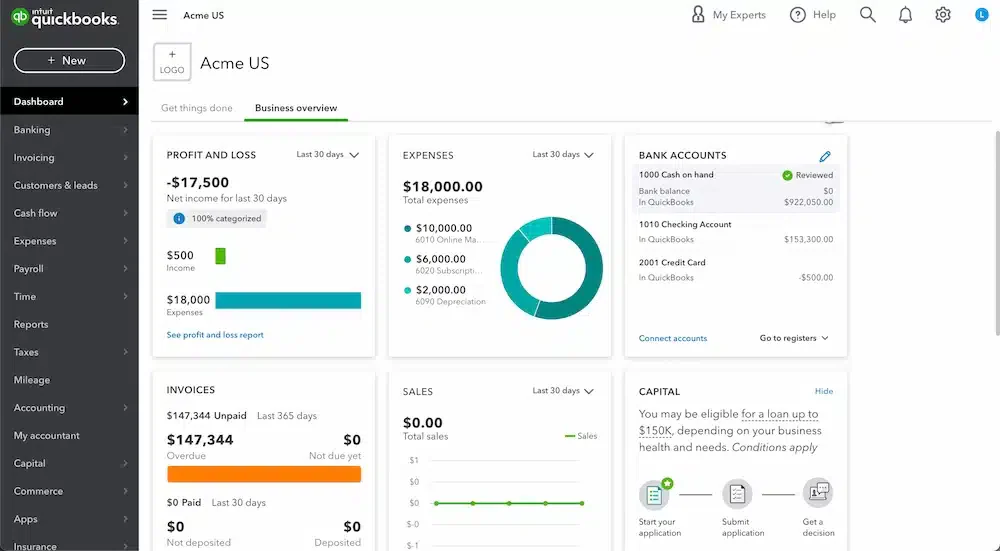 quickbooks accounting