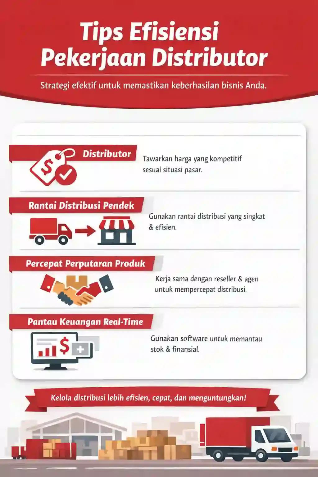 Tips untuk Mengefisiensikan Pekerjaan Distributor