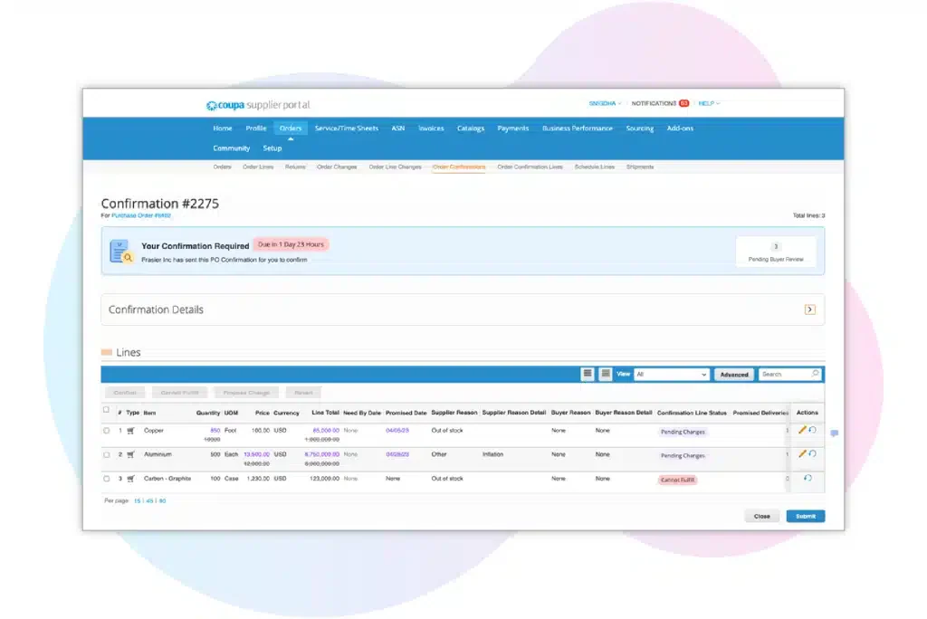 coupa procurement software