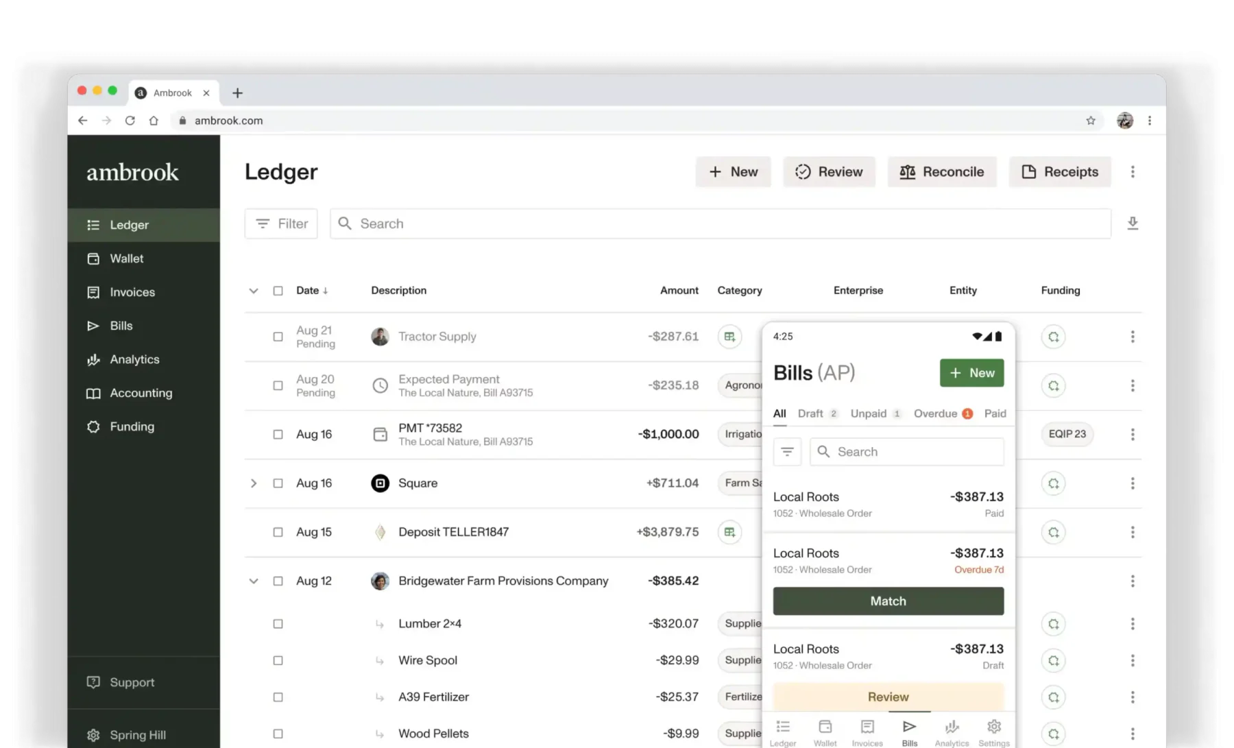 Ambrook oil palm plantation management software
