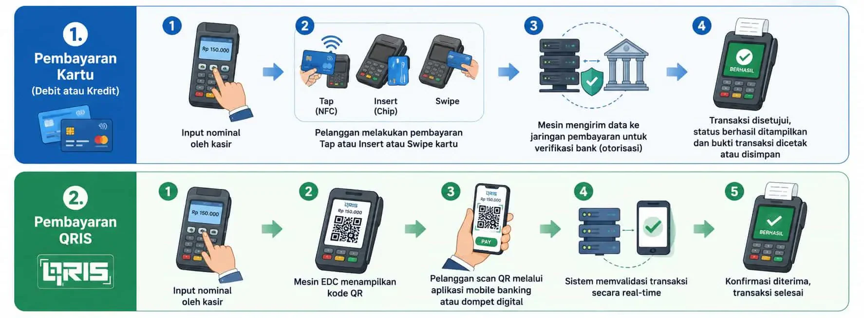 cara kerja mesin edc